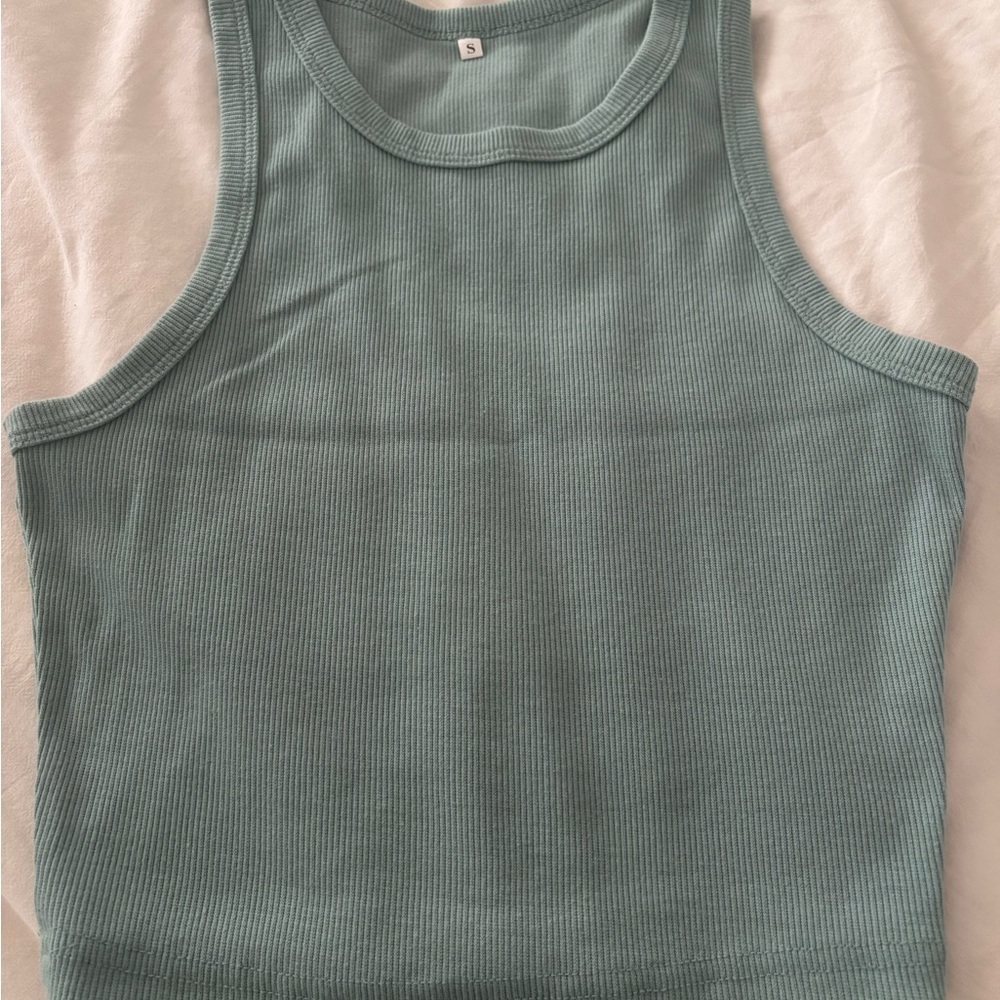 Green High Neck Tank